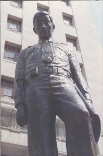 Policeman after repairs