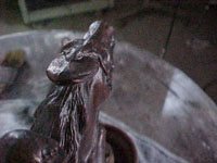 Finished repaired head crack